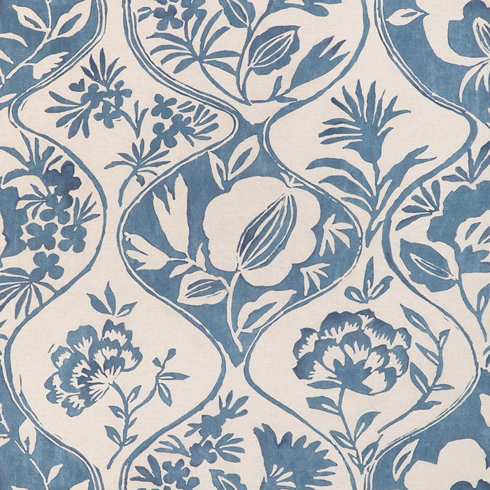 Lee Jofa Calathea Print Blue Fabric Sample 2023141.5.0