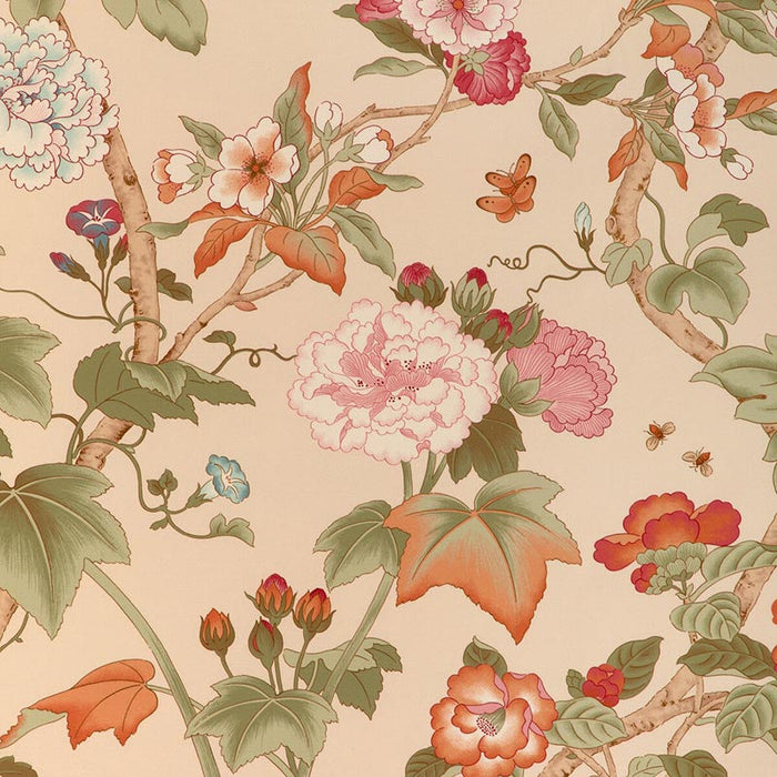 Lee Jofa Gardenia Print Spring Fabric Sample 2023143.73.0