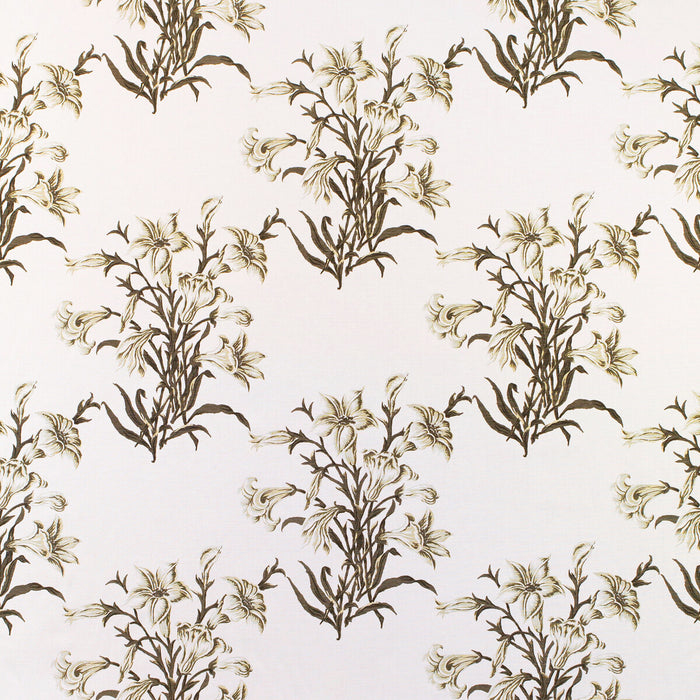 Lee Jofa Lilies Monochrome Fabric Sample 2025102.31.0