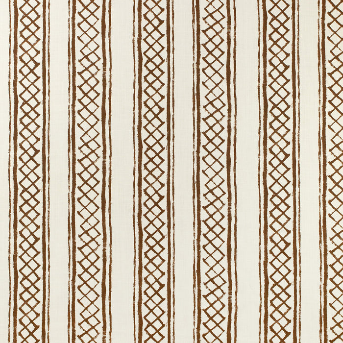 Lee Jofa Milos Stripe Brown Fabric Sample 2025104.6.0