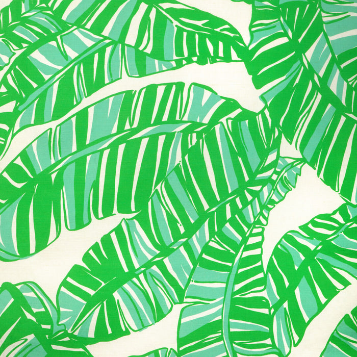 Lee Jofa Go Bananas White/Green Fabric 2025111.31.0