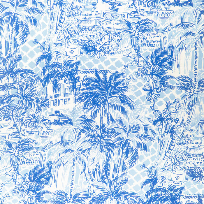 Lee Jofa Palm Beach Blue/Lapis Fabric Sample 2025113.550.0