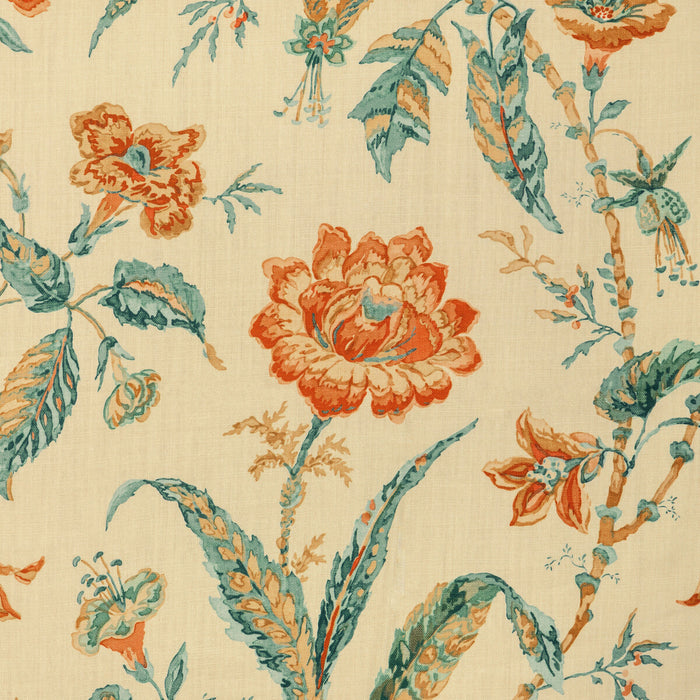 Lee Jofa Rosemont Print Spice Fabric Sample 2025127.3524.0