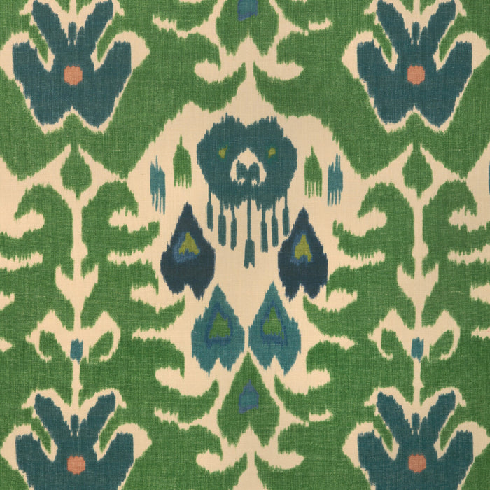 Lee Jofa Marco Polo Ii Green/Navy Fabric Sample 2025128.350.0