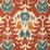 Lee Jofa Marco Polo Ii Brick/Teal Fabric 2025128.913.0