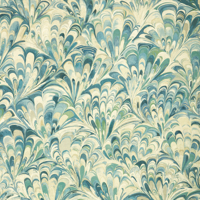 Lee Jofa Ellis Print Ocean Fabric Sample 2025129.355.0