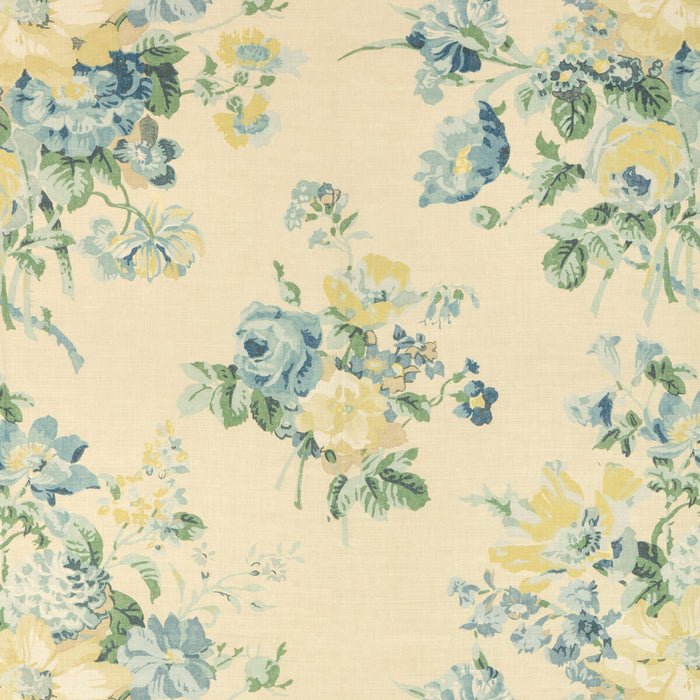 Lee Jofa Hathaway Print Blue Fabric Sample 2025131.1523.0
