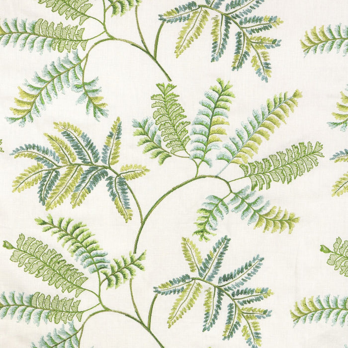 Lee Jofa Royal Fern Emb Spring Fabric Sample 2025138.73.0