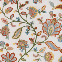 Lee Jofa Westfield Emb Ivory/Multi Fabric 2025140.319.0