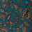 Lee Jofa Westfield Emb Teal/Ochre Fabric 2025140.354.0