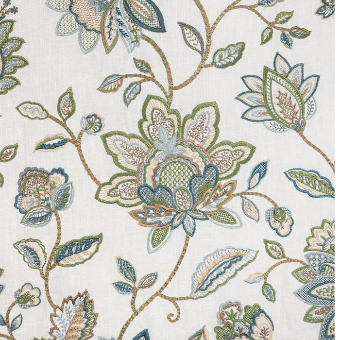 Lee Jofa Mayfair Emb Ocean Fabric Sample 2025142.530.0