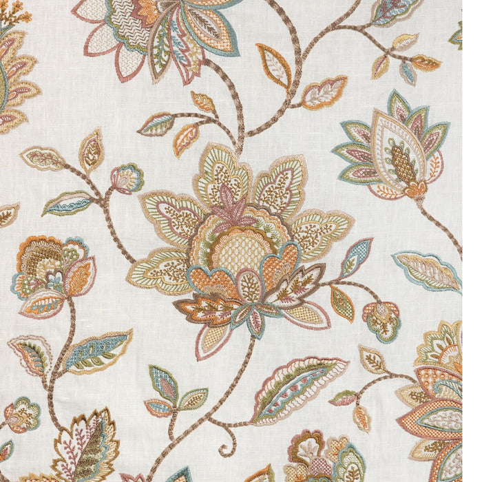 Lee Jofa Mayfair Emb Terracotta Fabric Sample 2025142.716.0