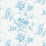 Lee Jofa Tea Rose Toile Blue Fabric 2026103.1115.0