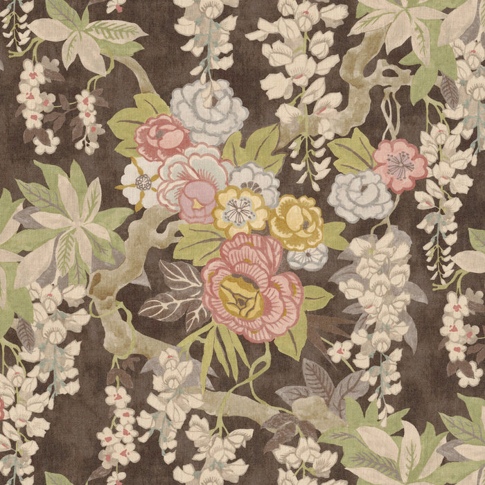 Lee Jofa Gracie Gardens Cocoa Fabric 2026130.6160.0