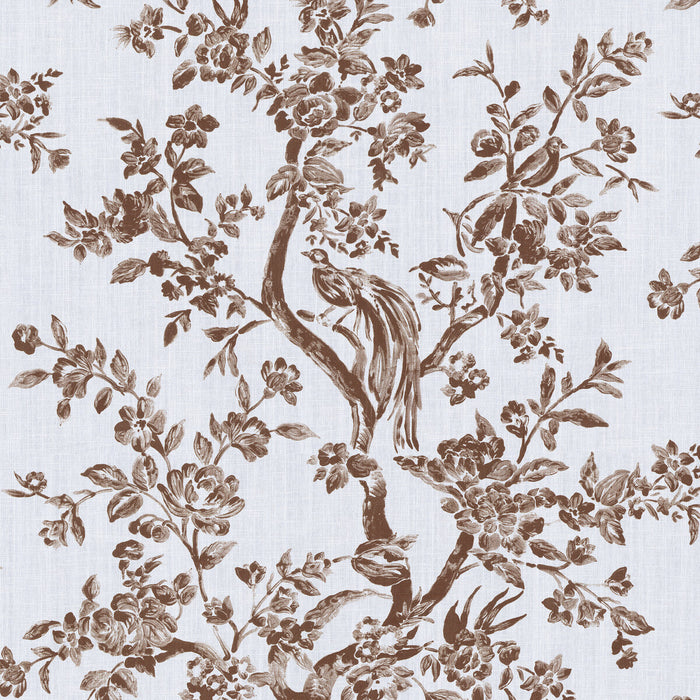 Lee Jofa Camellia Toile Brown Fabric 2026131.61.0