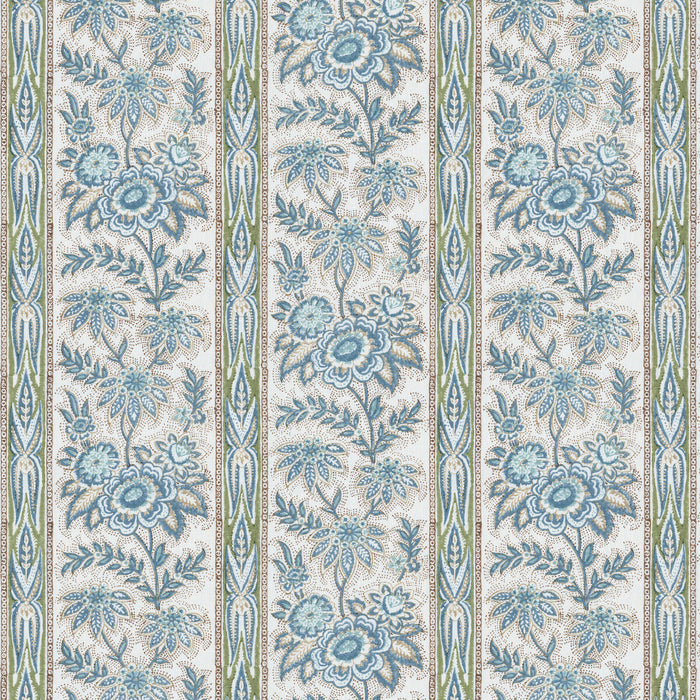 Lee Jofa Margaux Print Blue Fabric 2026133.530.0