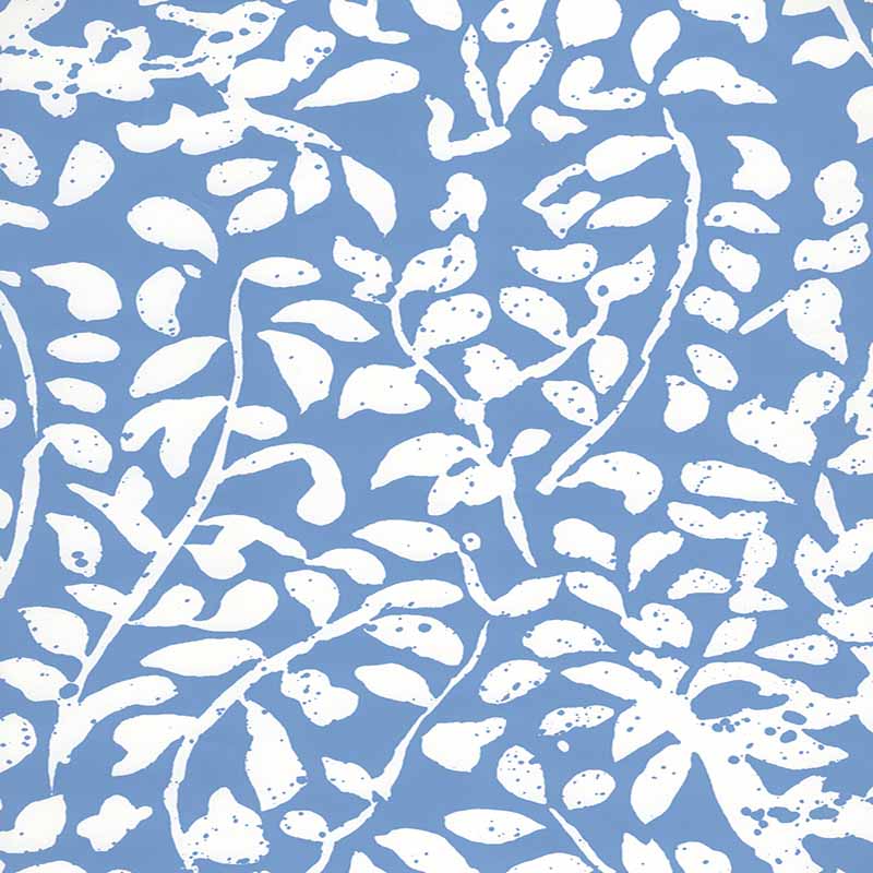 China Seas Arbre De Matisse Reverse French Blue Wallpaper Sample 2035-04WWP