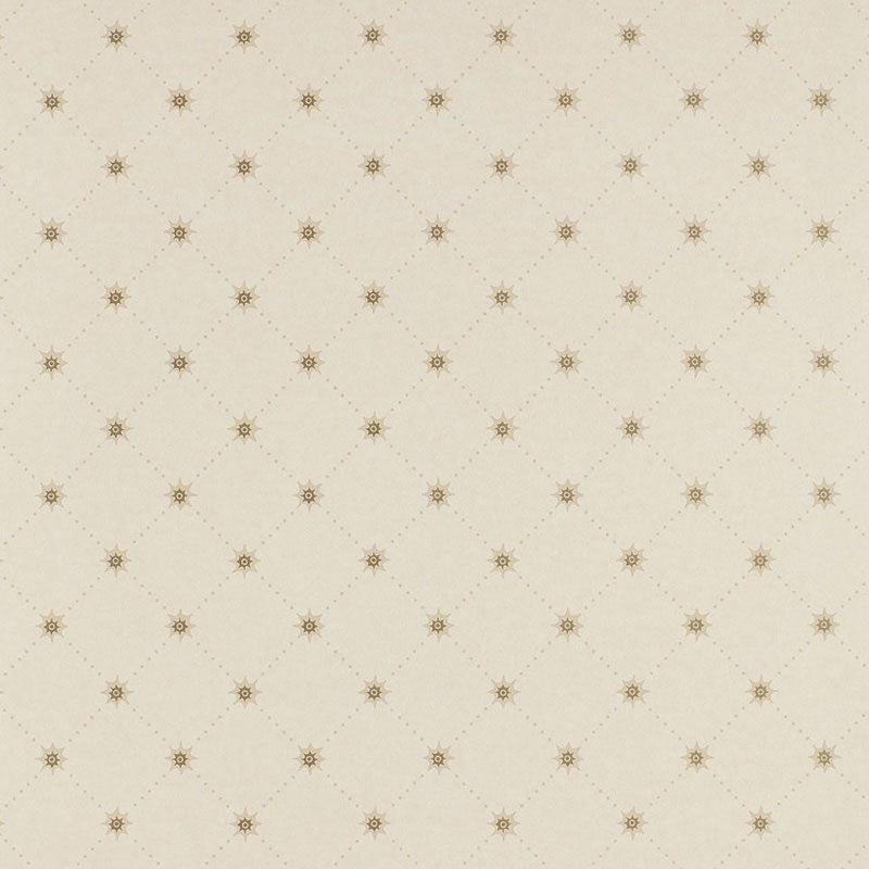 Schumacher Cooper Star Alabaster Wallpaper 203610