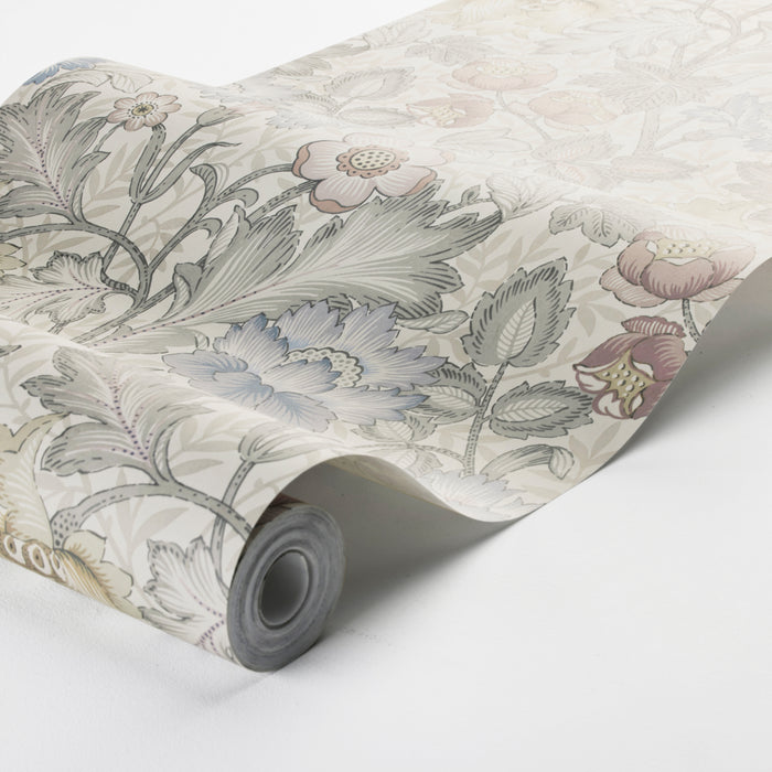 Schumacher Jane Mural Natural Wallpaper Sample 2037