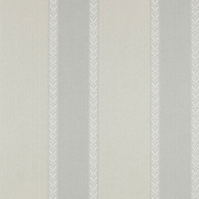 Schumacher Bayberry Stripe Water Blue Wallpaper Sample 203861