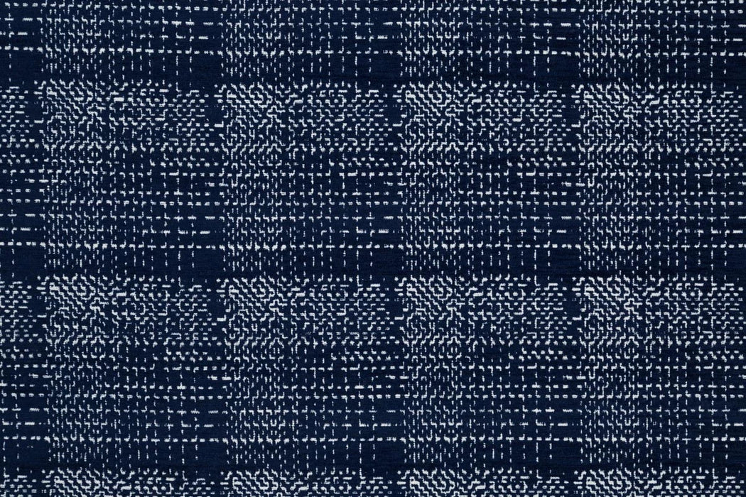 Christopher Farr Sashiko Perennials Performance Azzurro Fabric