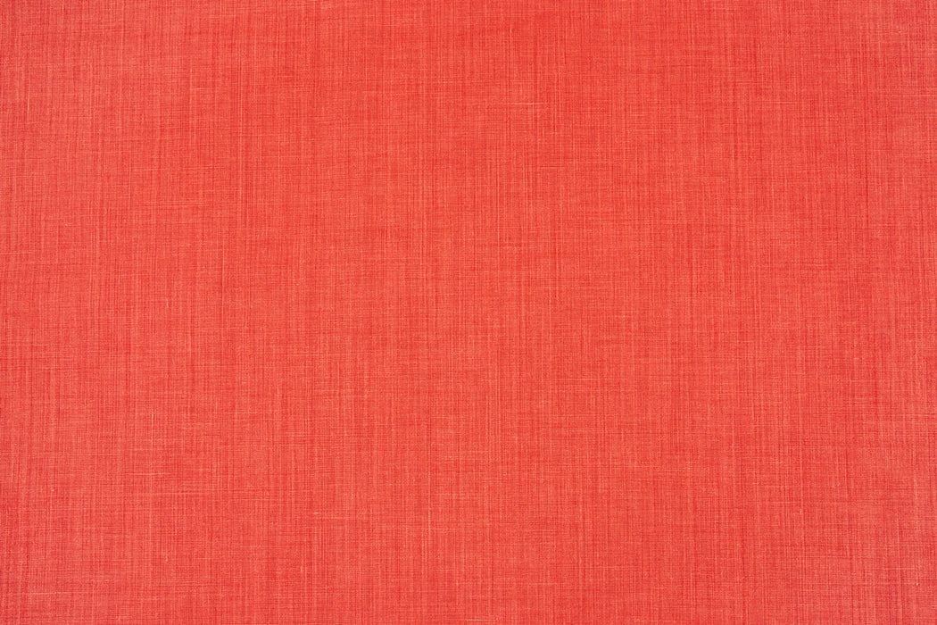 Christopher Farr Soprano Printed Linen Coral Fabric
