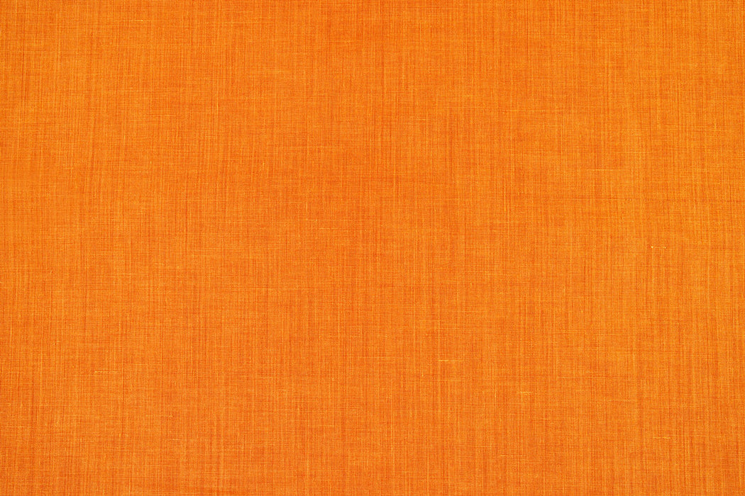 Christopher Farr Soprano Printed Linen Orange Fabric