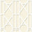 No.9 Thompson Trellis Panel  Ivory Wallpaper Sample N9021025001