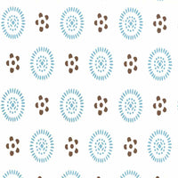 China Seas Cecil Two Color Teal Blue Brown Wallpaper 2215WP-02