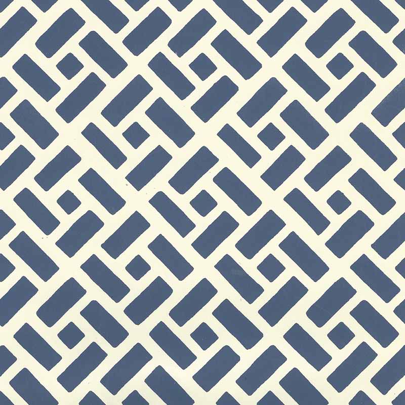 China Seas Edo Navy Wallpaper Sample 2220-10WP