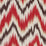 Jim Thompson Zigzag Ruby Fabric Sample JT013947001