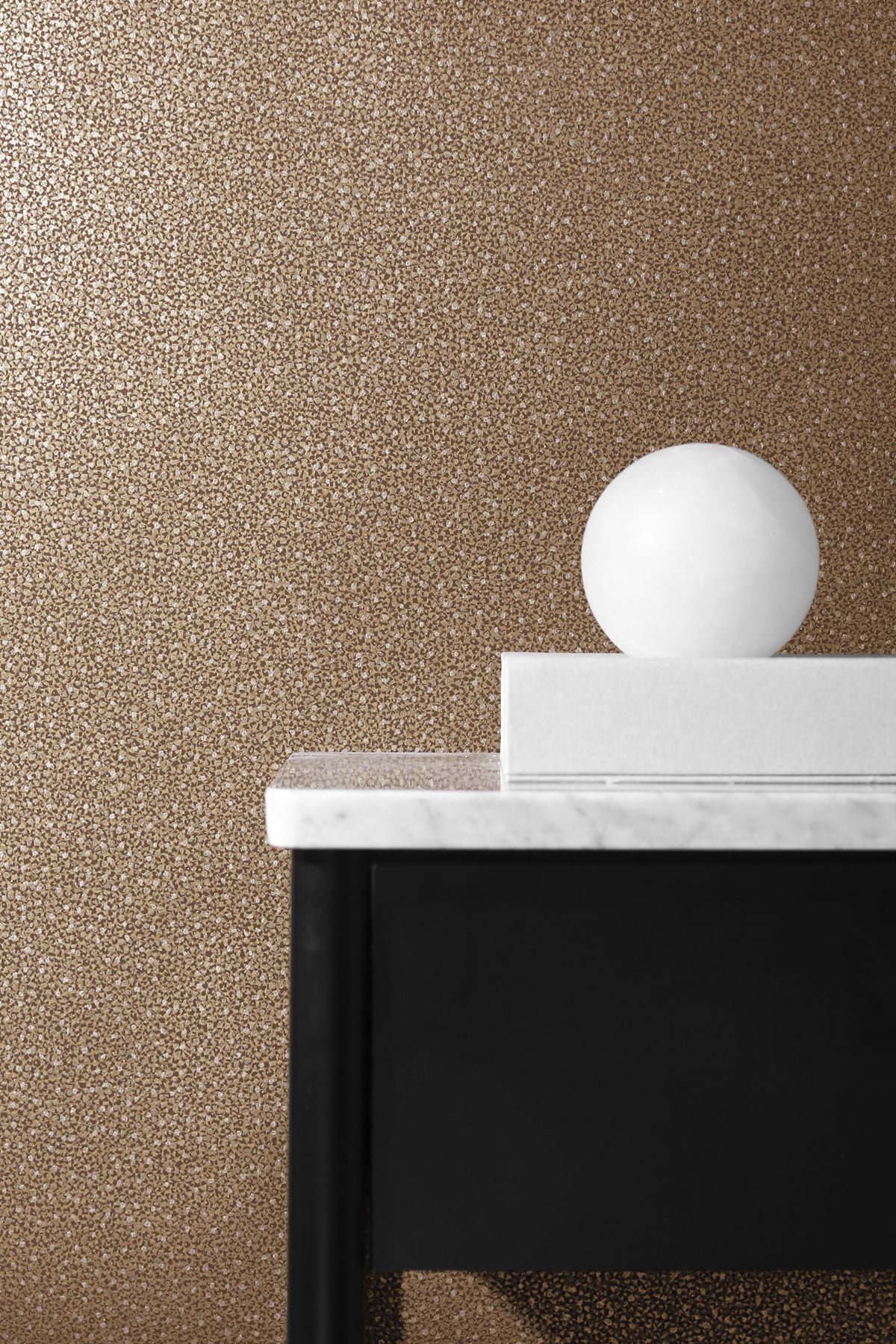 Seabrook Designs Mica Texture Clay & Copper Glitter Wallpaper Sample 2231606