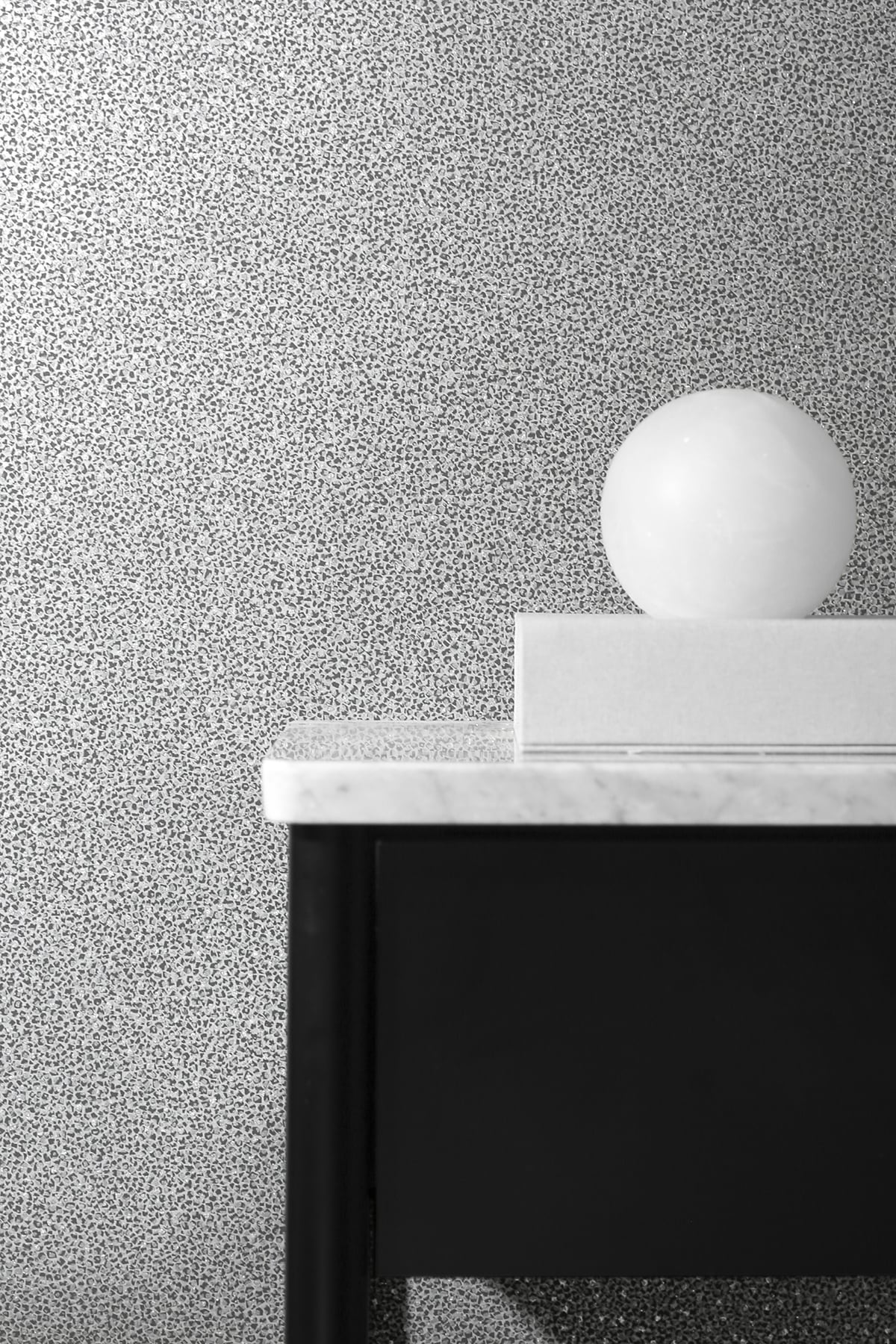 Seabrook Designs Mica Texture Pavestone & Silver Glitter Wallpaper Sample 2231617