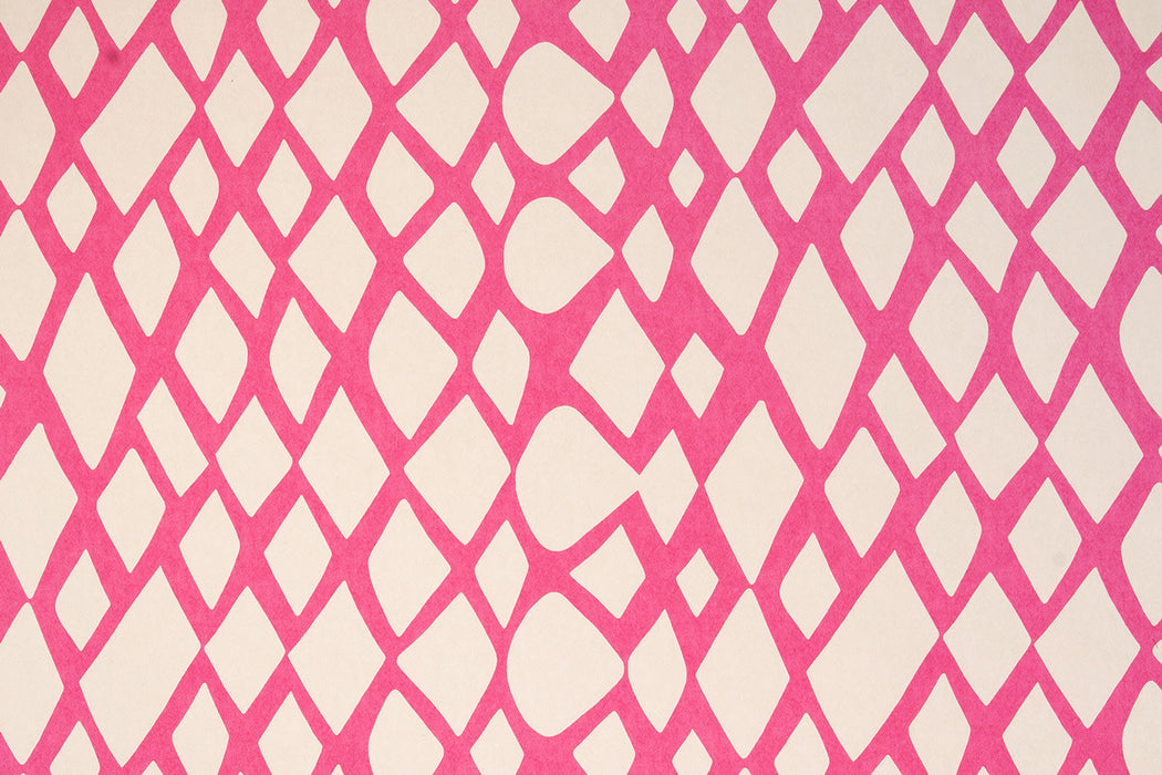 Christopher Farr Tesserae Fuchsia Wallpaper