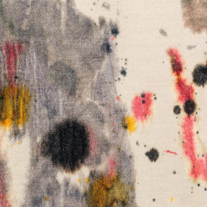 Holly Hunt Great Plains Watercolored Vermilion Splash Fabric Sample 2250/02