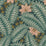 Schumacher Hidden Ivy Spruce Wallpaper Sample 2250