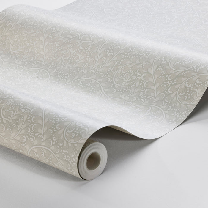 Schumacher Wild Ferns Stone Wallpaper Sample 2255