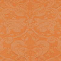 Schumacher Gavotte Brocatelle Damask Terracotta Fabric 22553