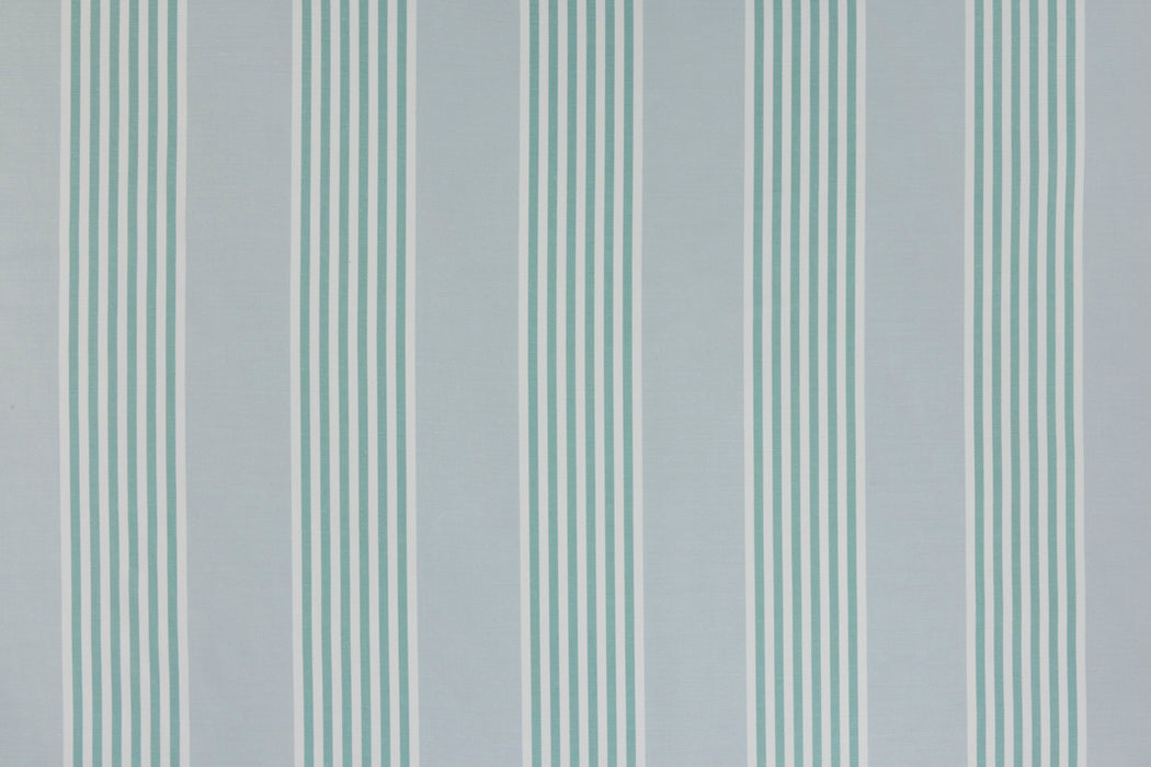 Christopher Farr The Hudson Stripe Performance Turchese Fabric Sample