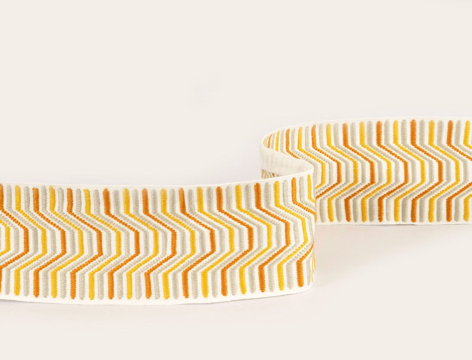 No.9 Thompson Xylophone Border  Citrus Trim Sample N9031027003
