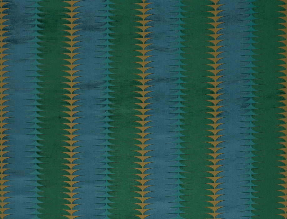 Jim Thompson Rhythm Peacock Fabric Sample JT013814003