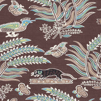 China Seas Malay Batik Brown Fabric 2320-10