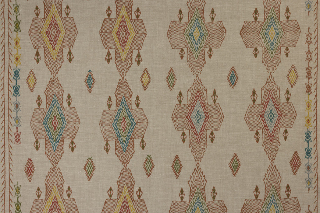 Christopher Farr Travelling Light Terracotta Fabric