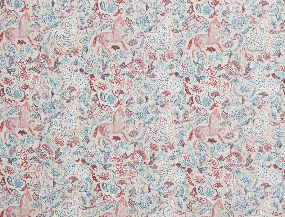 No.9 Thompson Kinsky Red And Blue Fabric Sample N9012373002