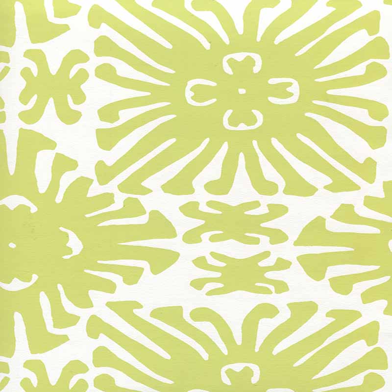 China Seas Sigourney Small Scale Chartreuse Wallpaper 2475WP-11