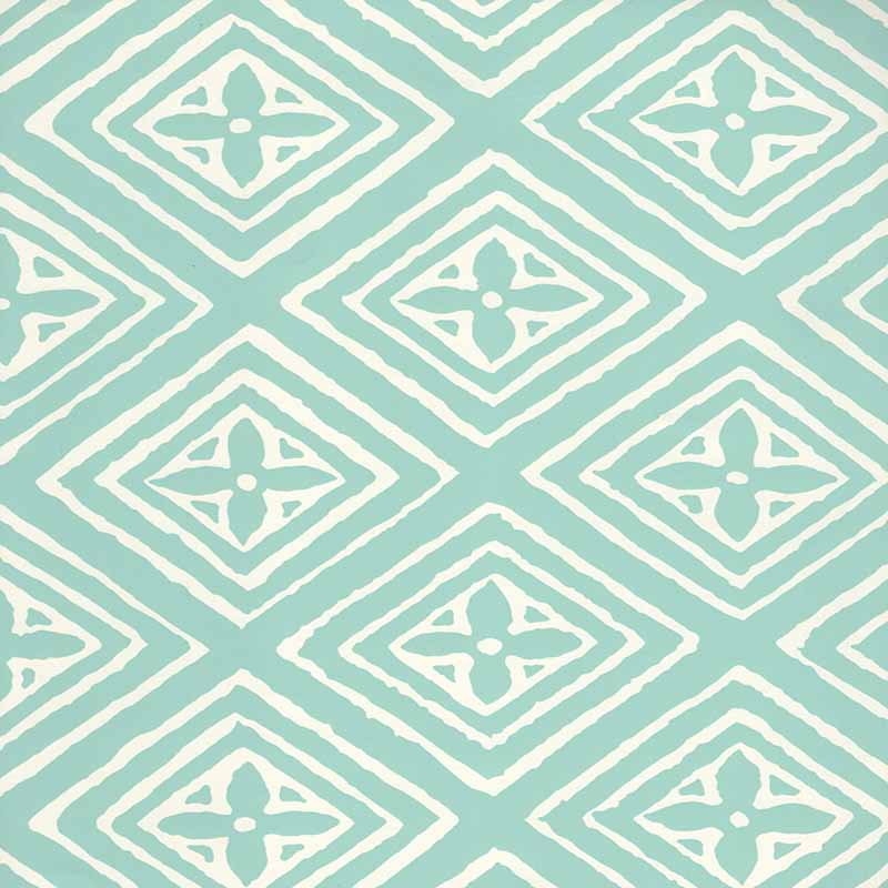 China Seas Fiorentina Aqua Wallpaper Sample 2490-42WP