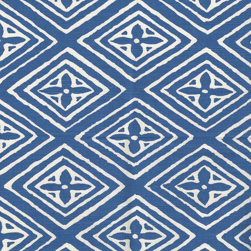 China Seas Fiorentina China Blue Fabric Sample 2490-61