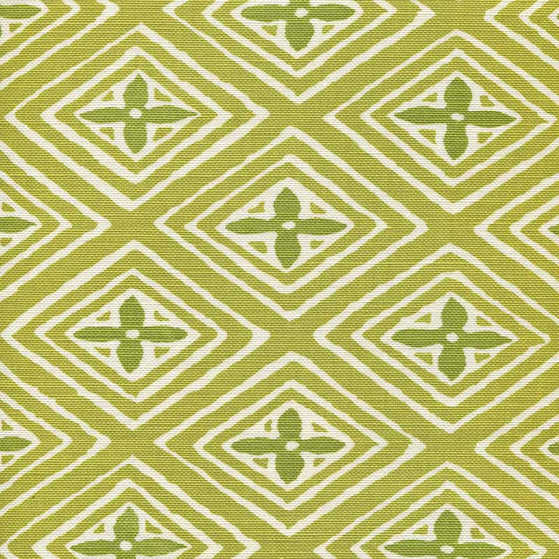 China Seas Fiorentina Two Color Jungle Green Pistachio Fabric Sample 2500-05