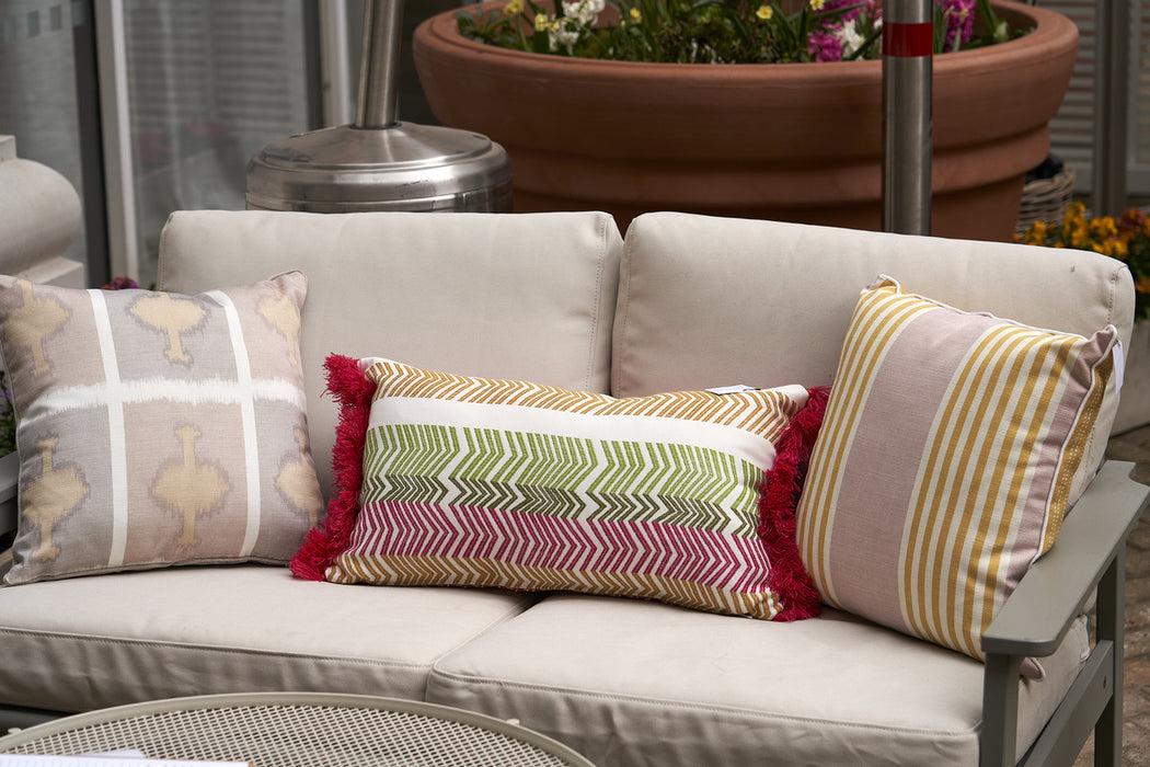Christopher Farr The Hudson Stripe Performance Limone Fabric