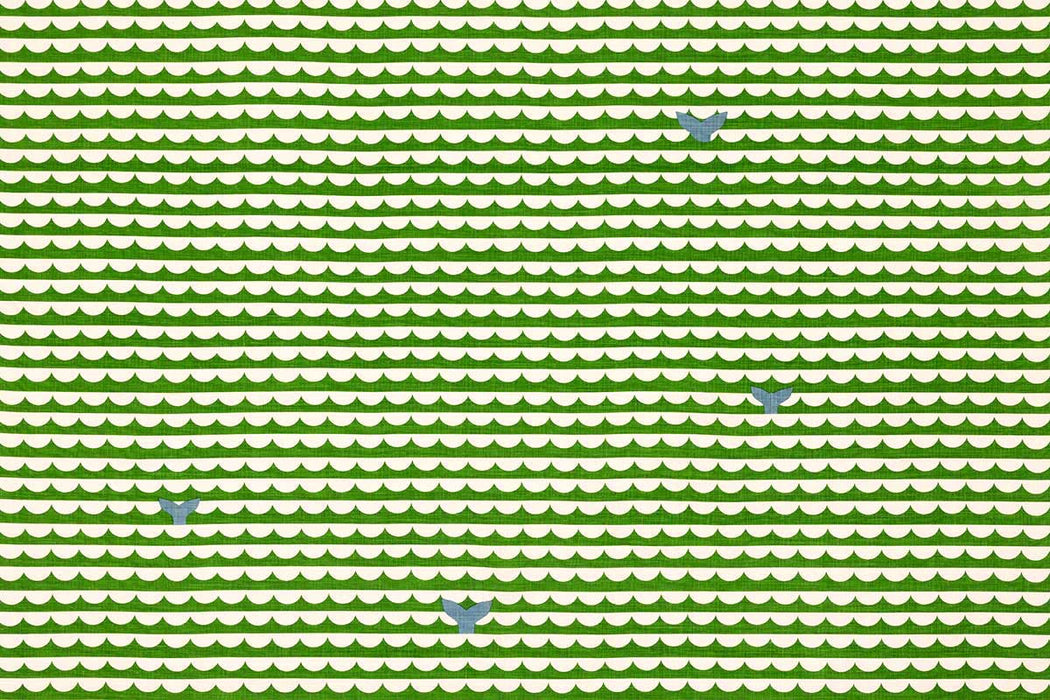 Christopher Farr We Sailed Away Green Fabric